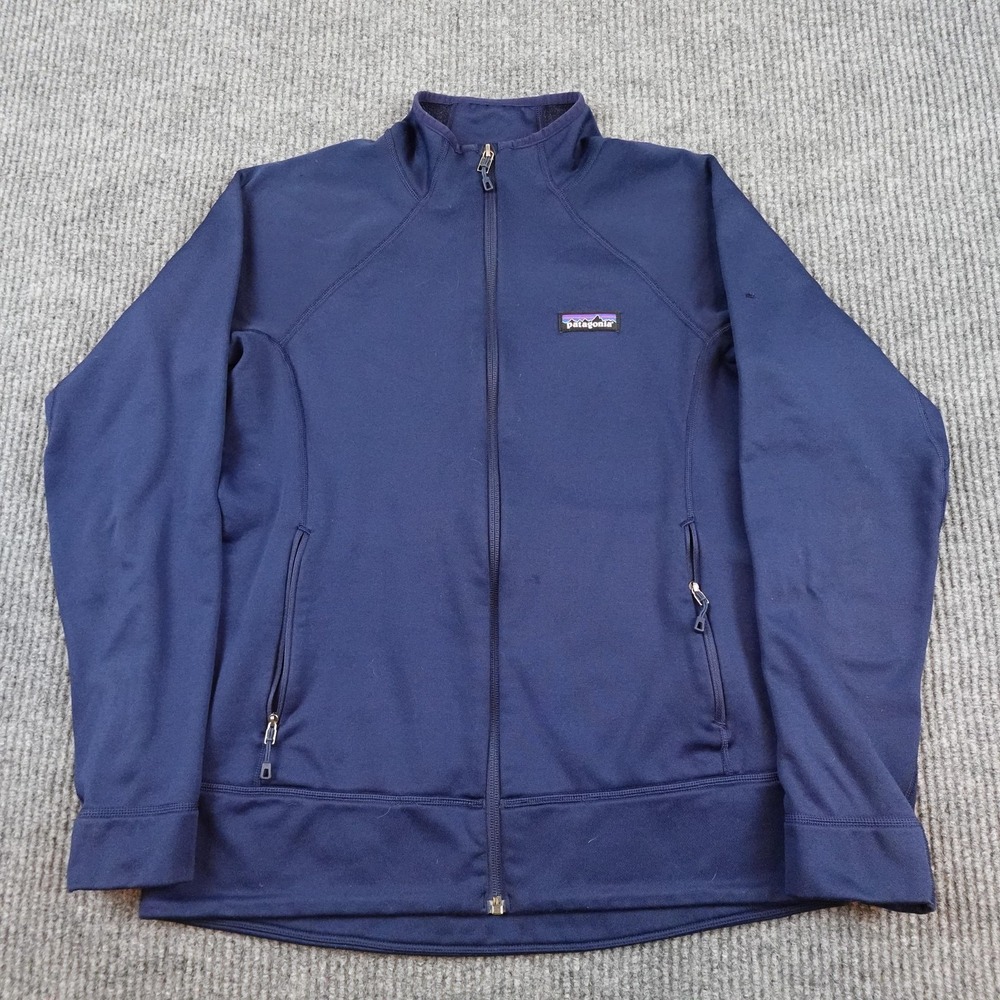 Patagonia Crosstrek Jacket Womens Small Blue Full Zip Lightweight Polartec 23815